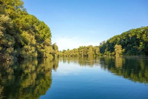 Idyllic lake Stock Photos
