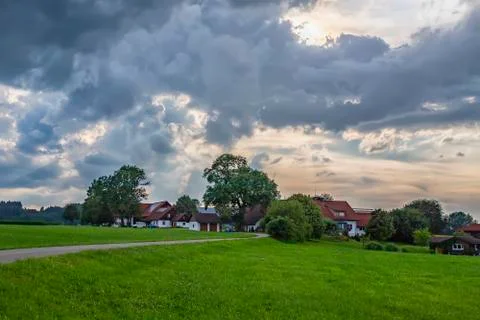 Idyllic landscape Stock Photos