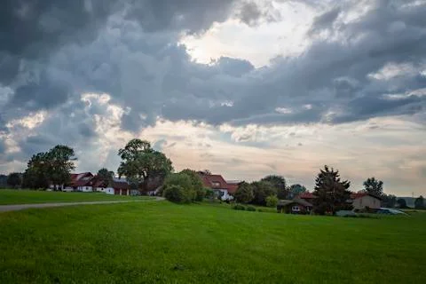 Idyllic landscape Stock Photos
