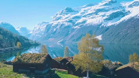 Idyllic nature of Norway Stock Footage 81815568
