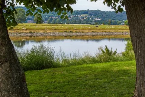 Idyllic riverside 写真素材