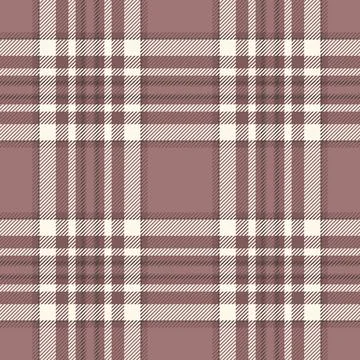 Idyllic seamless fabric background, cute textile vector plaid. 40s tartan t.. Illustrazione stock