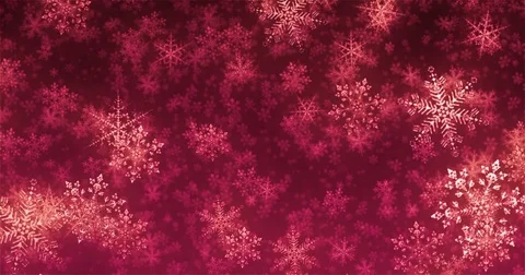 Idyllic Snowflakes Ruby Background 動画素材 83748769