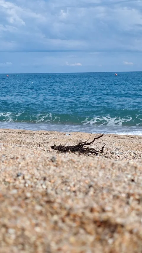Idyllic, summery views of the Costa Brava Video stock 336693901