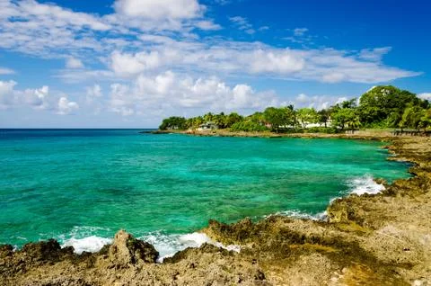 Idyllic Turquoise Bay Stock Photos