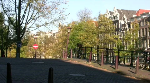 Idyllic view Amsterdam Stock Footage 108230