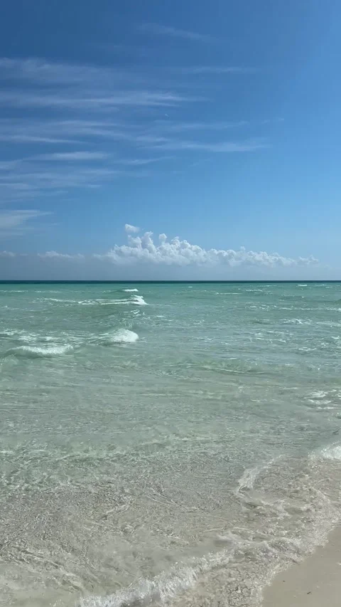 Idyllic view of Las Gaviotas beach in Cayo Santa Maria, Cuba. Stock Footage 306021872