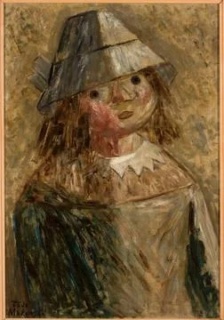 ï»¿Dziewczynka w kapeluszu (Fillette). Makowski, Tadeusz (1882-1932), pain Stock Photos