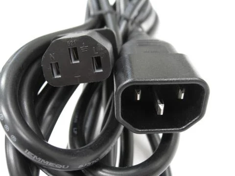 IEC Power Cable Stock Photos