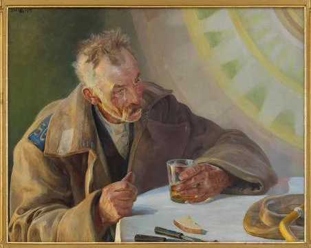 ï»¿Exile left section of the triptych. Malczewski, Jacek (1854-1929), pain Stock Photos