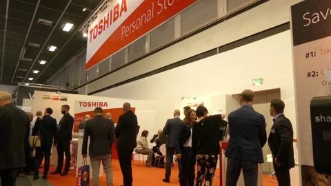 IFA, BERLIN - SEPTEMBER 5 2016: Pavilion Toshiba at IFA Global Markets in Ber Stock Footage 116347871