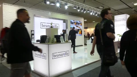 IFA, BERLIN - SEPTEMBER 5 2016: Hall kitchen appliances Bianarella at IFA Glo Stock Footage 125590932