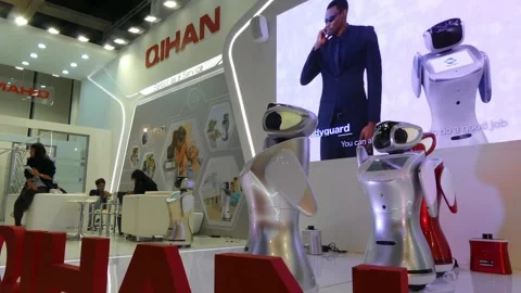 IFA, BERLIN - SEPTEMBER 7 2016: Pavilion Qihan at IFA Global Markets in Berli Stock Footage 153436614