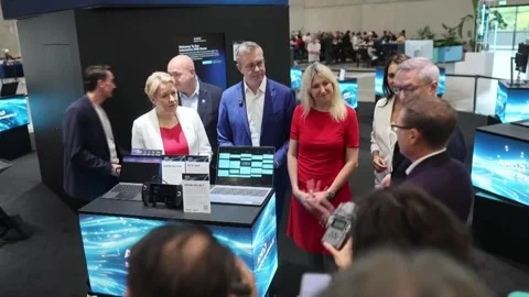 IFA consumer electronics trade fair opens its doors in Berlin, Berlín, DE - 04 S Stock Footage 344689150