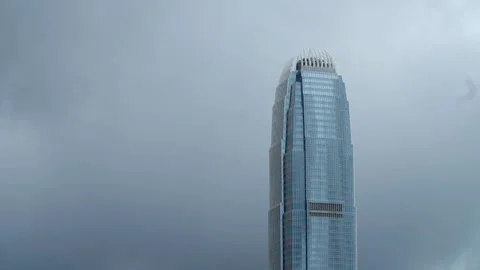 IFC in clouds 스톡 동영상 236709949