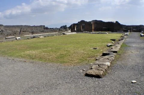 IFilmati. POMPEII (Edificio di Eumachia) - Italy Stock Photos