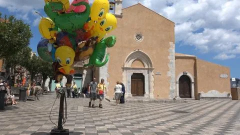 IFilmati. TAORMINA (Sicily). Stock Photos