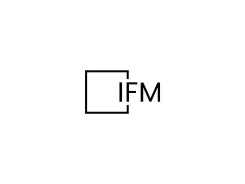 IFM letter initial logo design vector illustration Stock Illustration