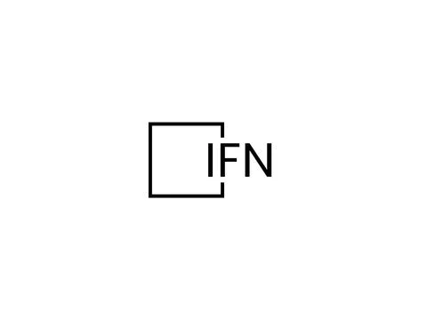 IFN letter initial logo design vector illustration Stock Illustration