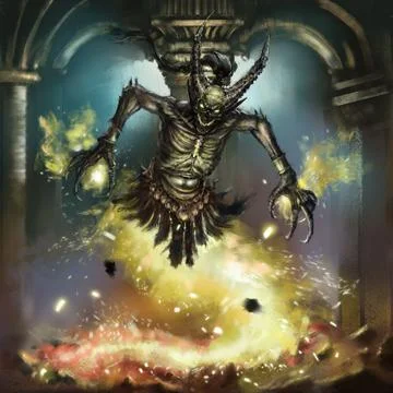 Ifrit Stock Illustration