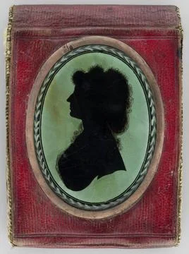 ï»¿Fryderyka Bacciarelli z domu Rychter (1735-1812), sylwetka profilowa. u Stock Photos