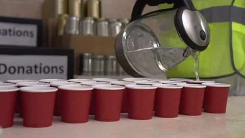 Iftar party and Eid to the Poor and Needy this Ramadan. Charity program Video stock 155082741