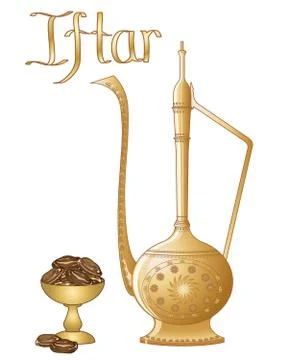Iftar party Stock Illustration