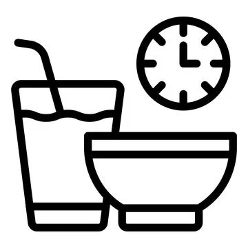 Iftar Vector Icon Design Illustration Stock Illustration