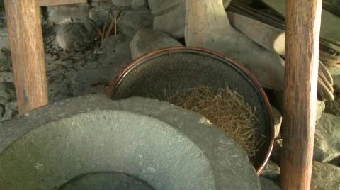 Ifugao preparing the rice 5 Stock Footage 516350
