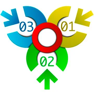 Ig open circles 02 Illustrazione stock