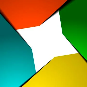 Ig paper 4star Stock Illustration