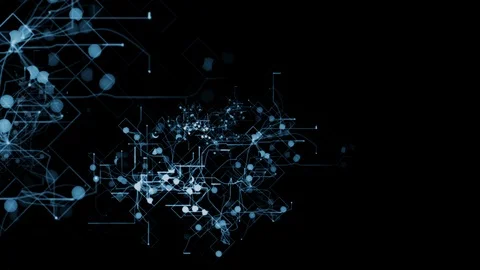 Ightning motion graphic of high-technology, business, engineering, science. Stock Footage 124790050