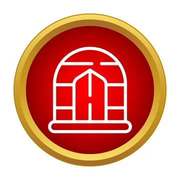 Igloo dwelling ice house icon modern design Ilustración de archivo