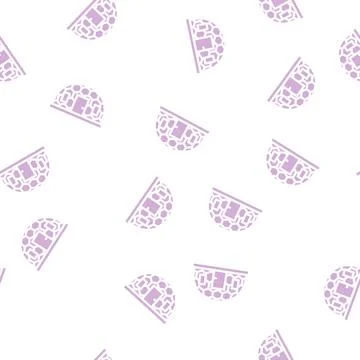 Igloo ice house glyph vector seamless pattern Illustrazione stock
