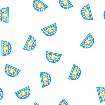 Igloo ice house vector seamless pattern Illustrazione stock