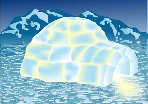 Igloo Stock Illustration