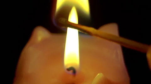Ignite, burning candles (3) Video stock 42126249