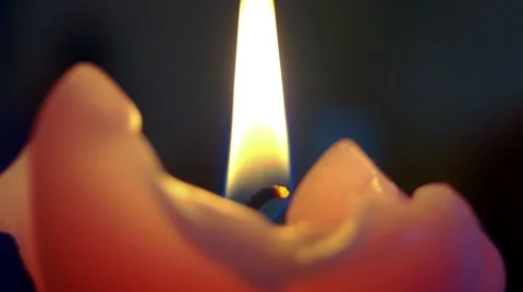 Ignite, burning candles (5) Video stock 42126271