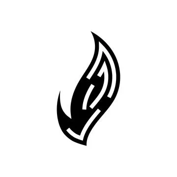 Ignite hot glyph icon vector illustration Stockillustratie