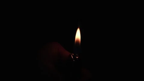 Ignited lighter Stock Footage 302671957
