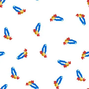 Igniter device isometric icon seamless pattern 스톡 일러스트