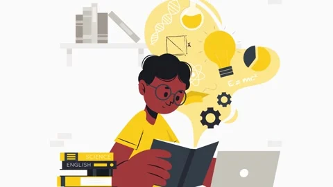 Igniting Innovation: A Student’s Journey Through STEM and Creativity Stock Footage 333328759