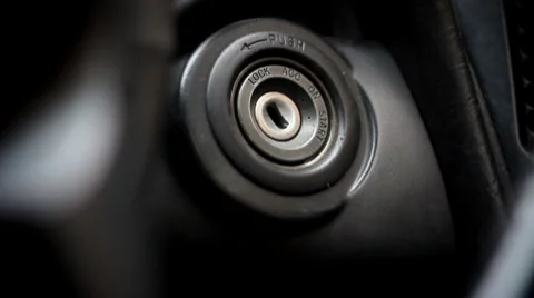 Ignition car.mov Stock Footage 4632565