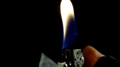 Ignition of a classic lighters Stock Footage 77828113