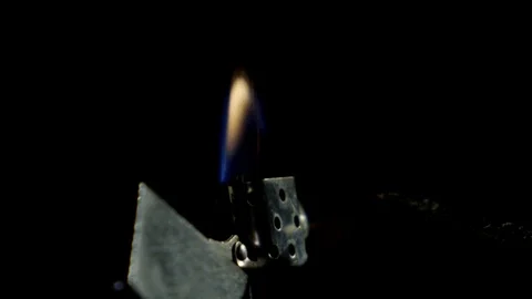Ignition of a classic lighters Stock Footage 77828246