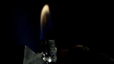 Ignition of a classic lighters Stock Footage 77828369