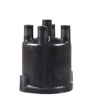Ignition cover on a white background close up Stock Photos