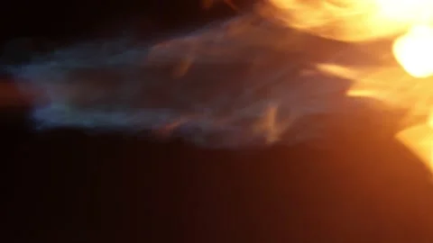 The Ignition Of The Extremely Flammable Material From The Spray Looks Like A Jet Stock-Footage 146106586