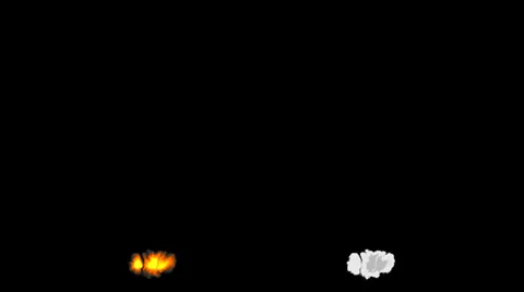 Ignition of a flame or fire, good for torches, fire or flame effects with alpha Stock Footage 24616669