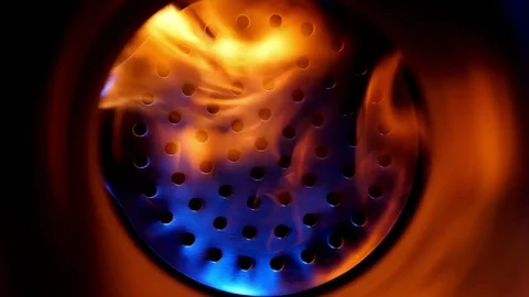 Ignition of the gas Stock Footage 81545125